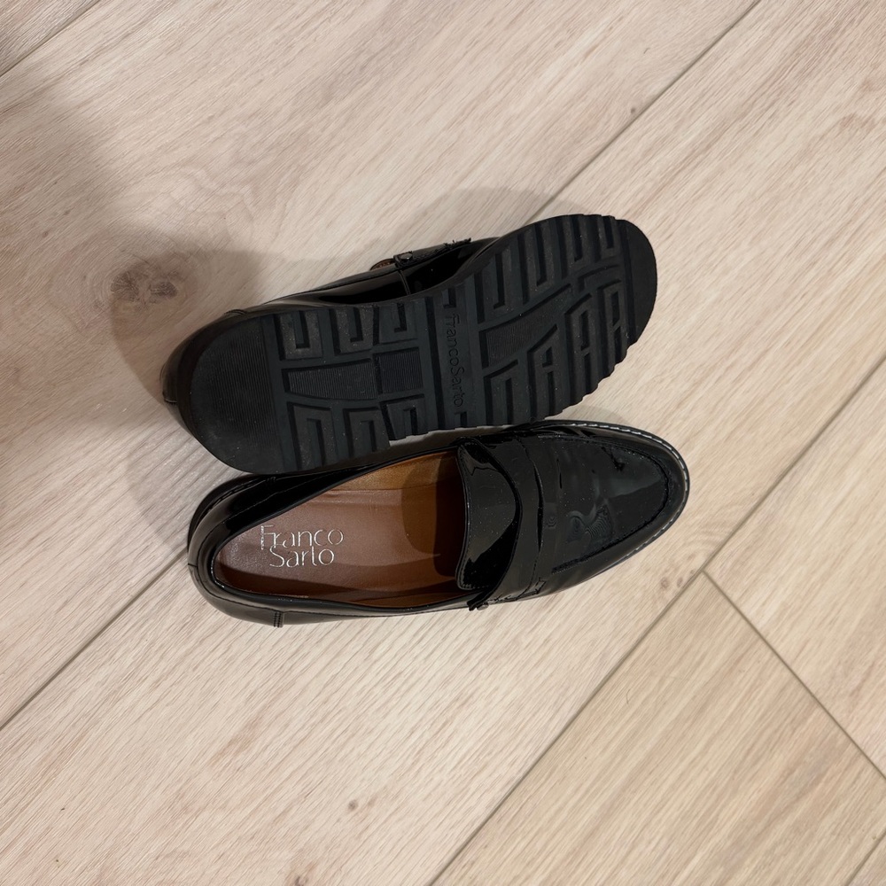 Franco Sarto Black Women's Loafers